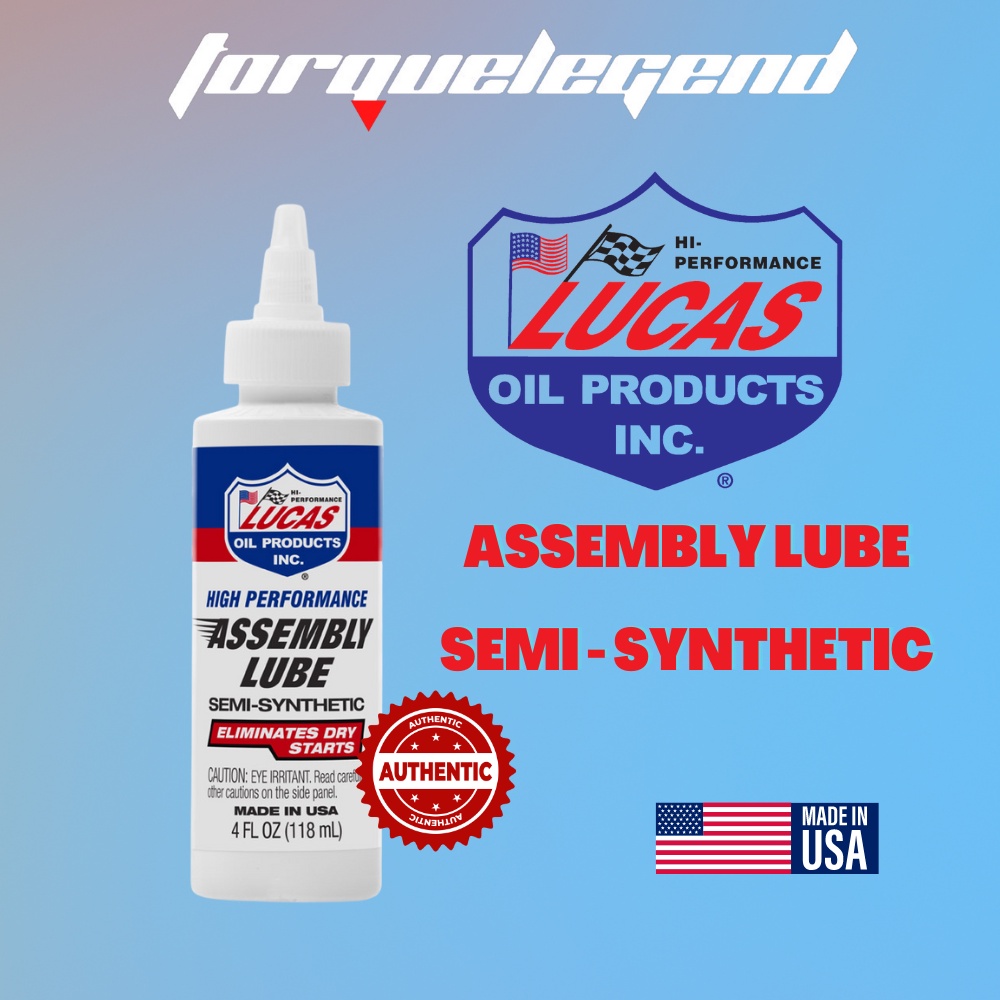 LUCAS Oil SemiSynthetic High Performance Engine Assembly Lube 118ML
