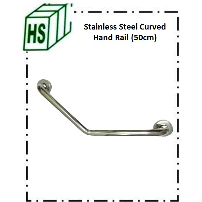Stainless Steel Safety Toilet Grip Handlebar Handrail V Shape Grab Bar