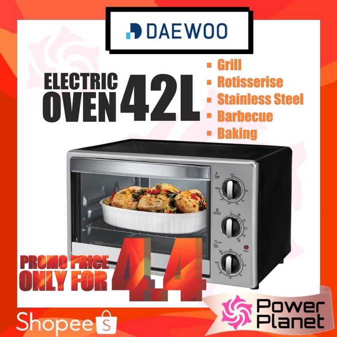 Daewoo Electric Oven 42L KEO42MB (KEO42MB) Shopee Malaysia