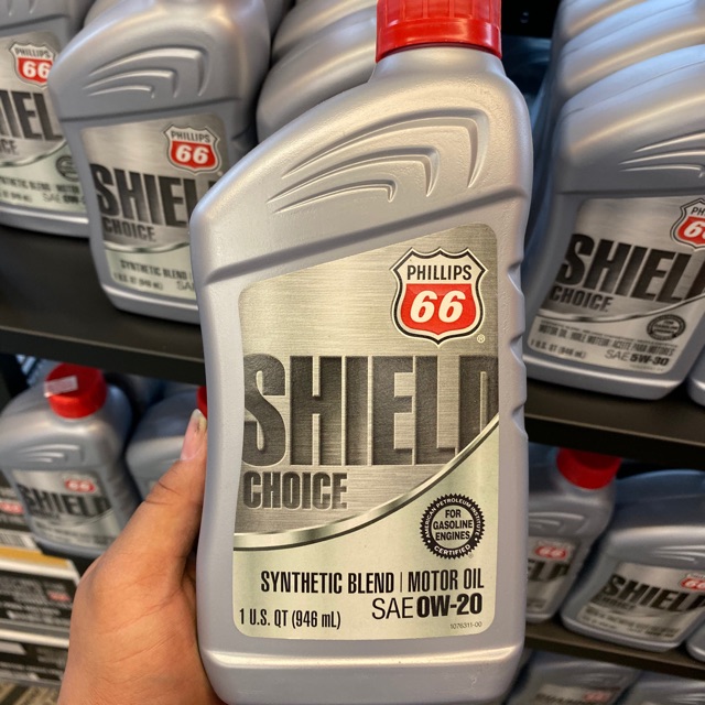 Phillips 66 Shield Choice Semi Synthetic Engine Oil 0W20 Perodua Axia