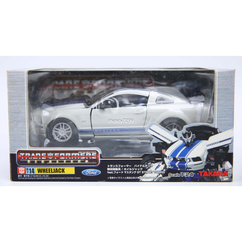 Transformers Binaltech TAKARA BT14 BT14 Ford Mustang Wheeljack Car Action Figure Shopee Malaysia
