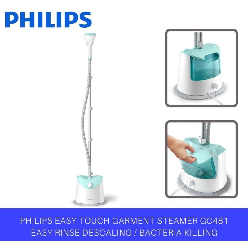 Philips Garment Stand Steamer Easy TouchGC482 Shopee Malaysia