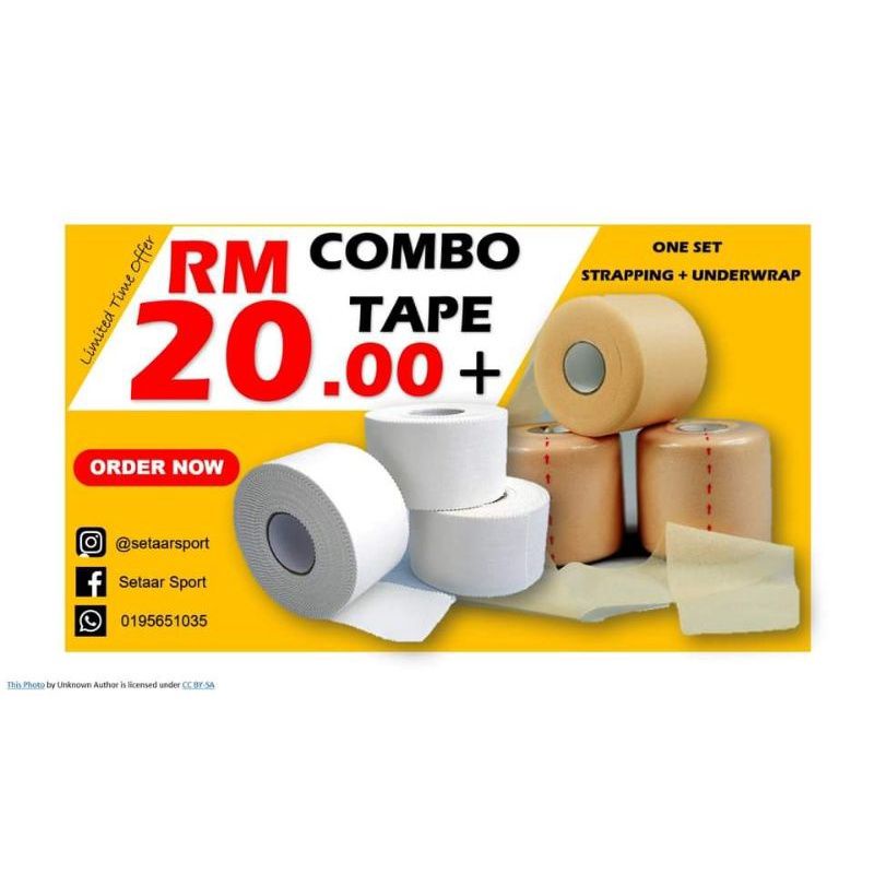 Strapping Tape Sport Strapping Tape underwrap tape Shopee Malaysia