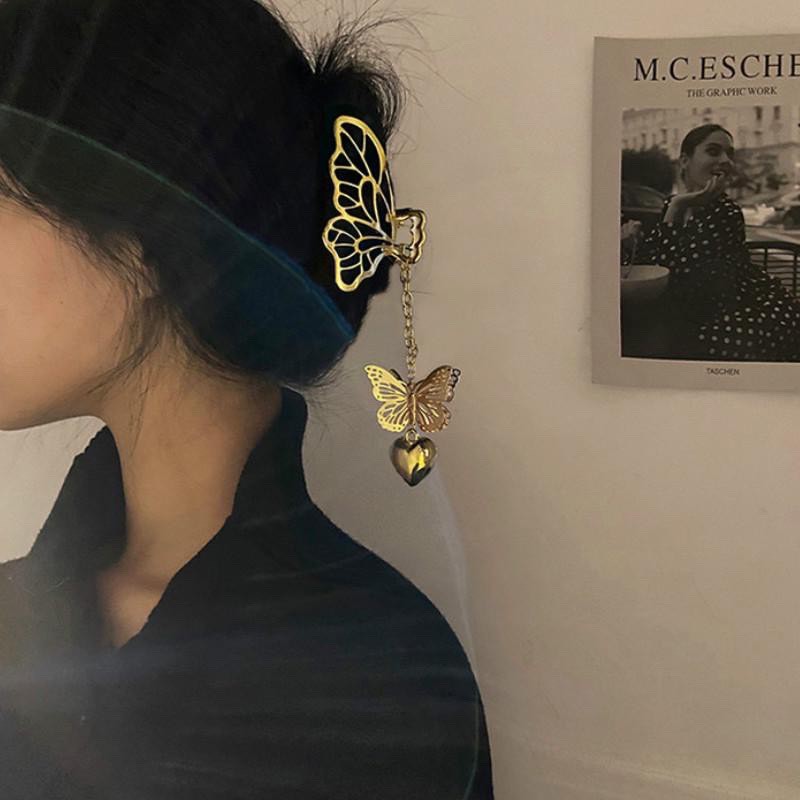 Colorful Butterfly Wings Hairpin Drop Beautiful Long Shape Shopee