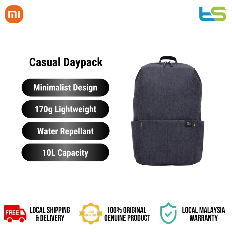 Xiaomi Mi Casual Daypack 10L / 20L Mini Backpack Bag Shopee Malaysia