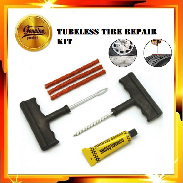 Car Tire Repair Kit Car Tire Repair Tool Kit For Tubeless Emergency
