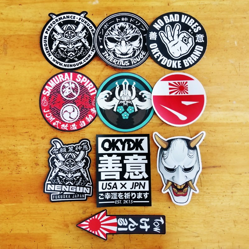 Automobile & Bumper 3M vinyl sticker with lamination batch 010 Shopee