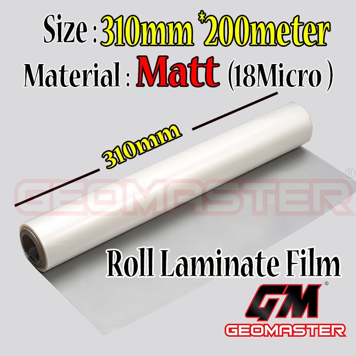 Hot Laminate Roll Film Glossy / Matt , Roll Laminator Film , Roll Laminate FIlm Shopee Malaysia