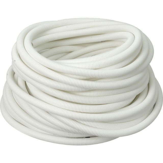 PVC Conduit Corrugated Flexible Pipe 3/4" 20mm/ 1" 25mm Flexible Electrical Conduit White