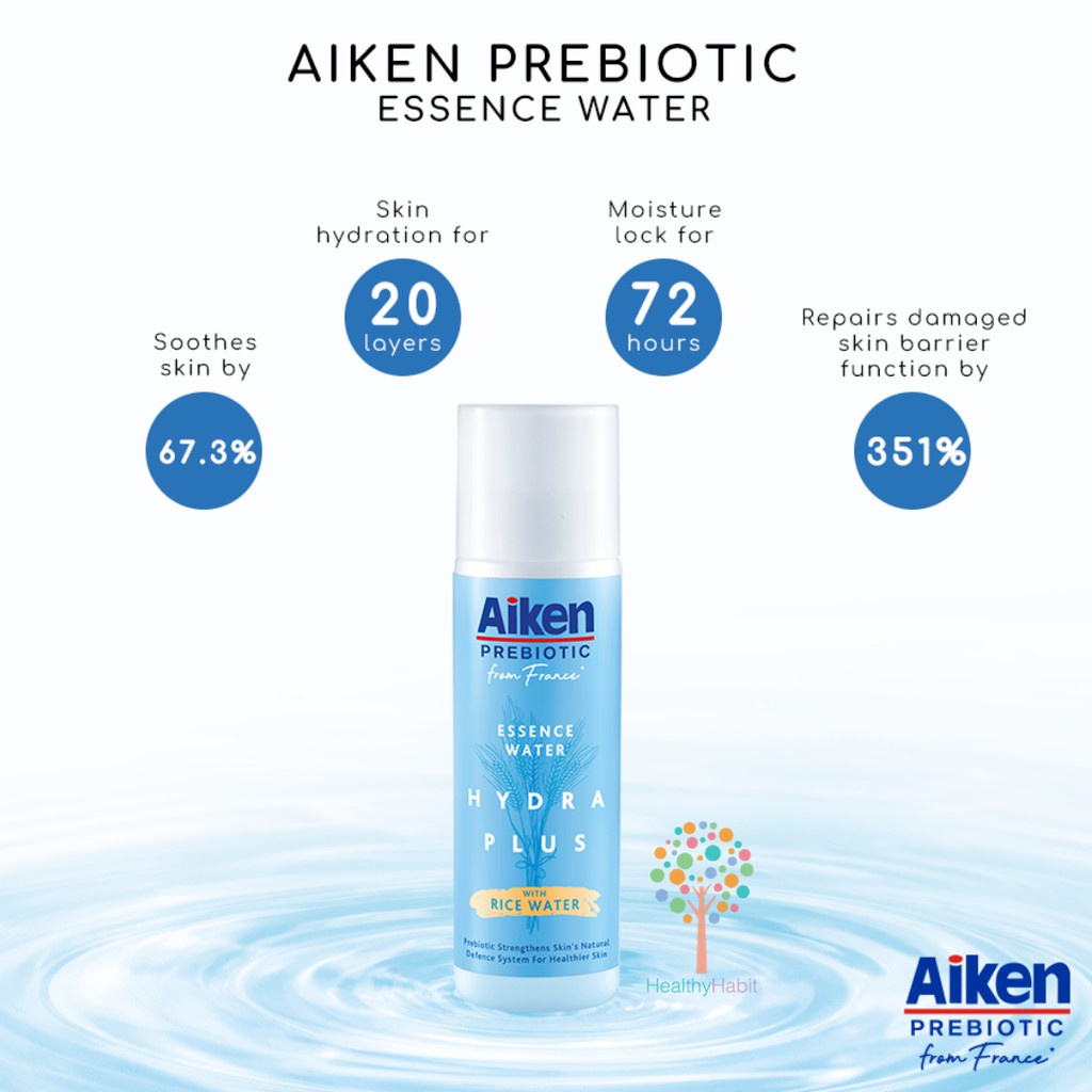 AIKEN Prebiotic Hydra Plus Micellar Water Cleanser Essence Water