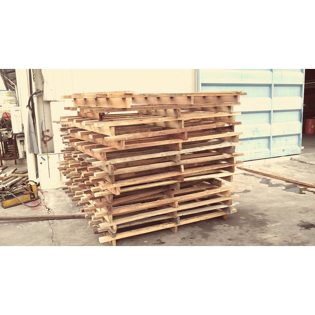 SECOND HAND WOODEN PALLET20PCS Shopee Malaysia