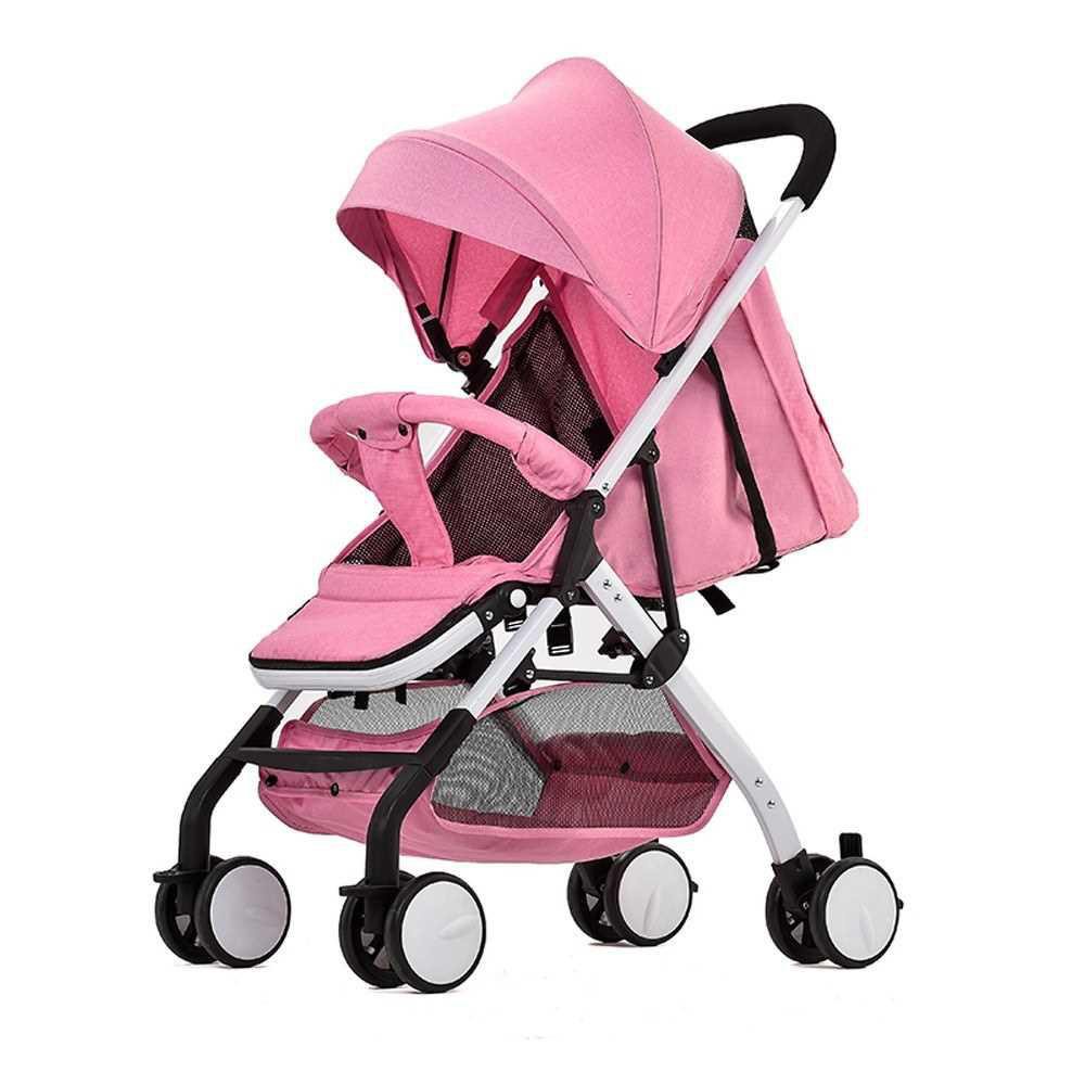 Airplane Baby Stroller One Step Fold Lightweight Convertible Baby