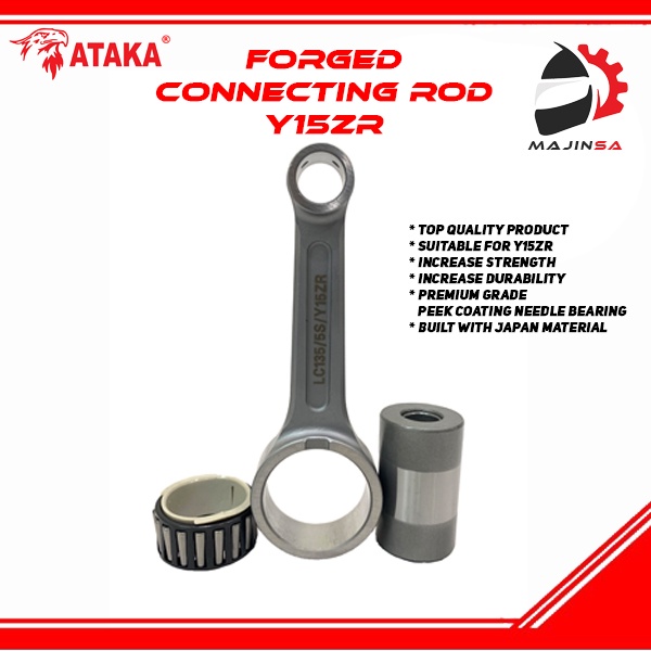 ATAKA CONNECTING ROD Y15ZR (35/14/100) con rod Shopee Malaysia