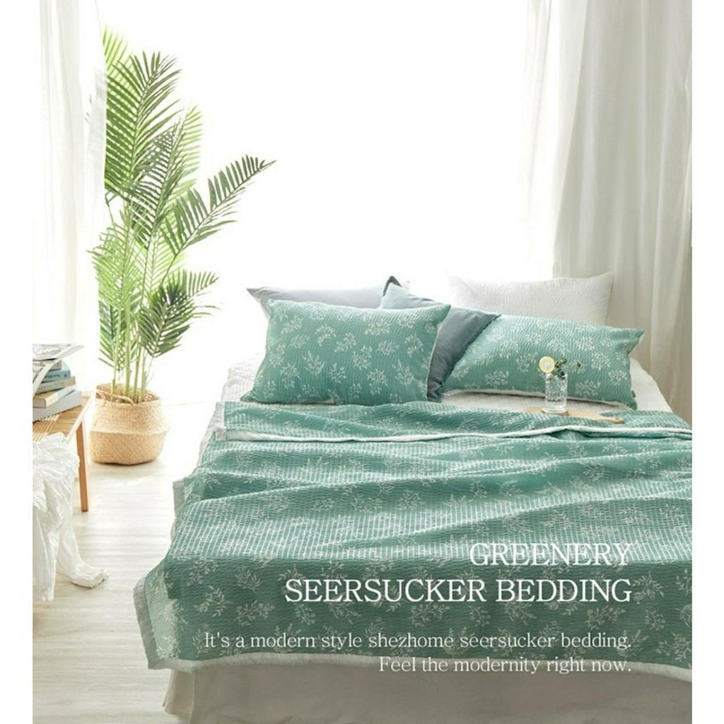 [ShezHome] Seersucker SUMMER BLANKET ss Q blanket MADE IN KOREA super