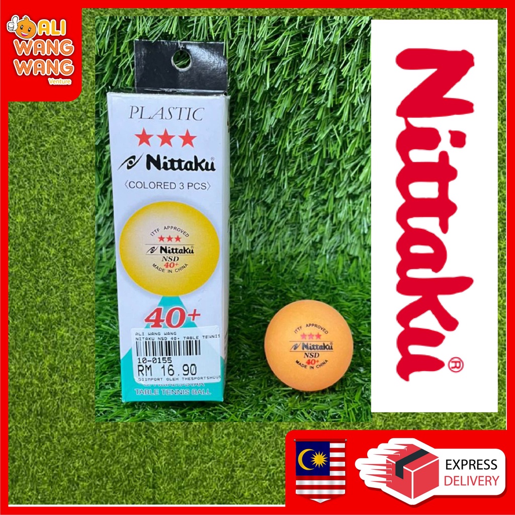 2022 ORIGINAL Nittaku Ball 3Star NSD 40+ Official Table Tennis Ball