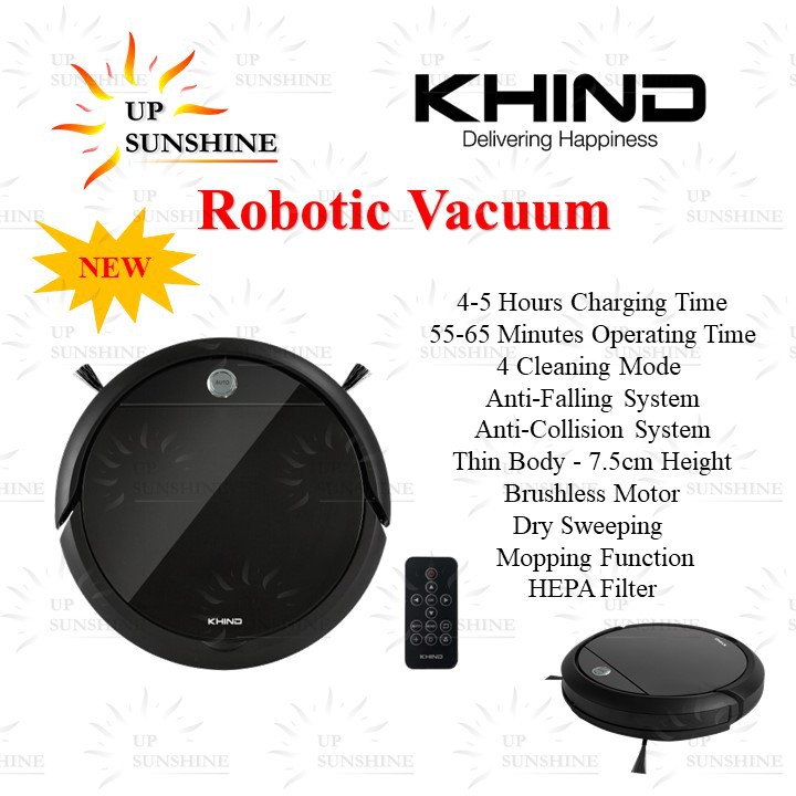 Khind Robotic Vacuum VC9X6A Shopee Malaysia