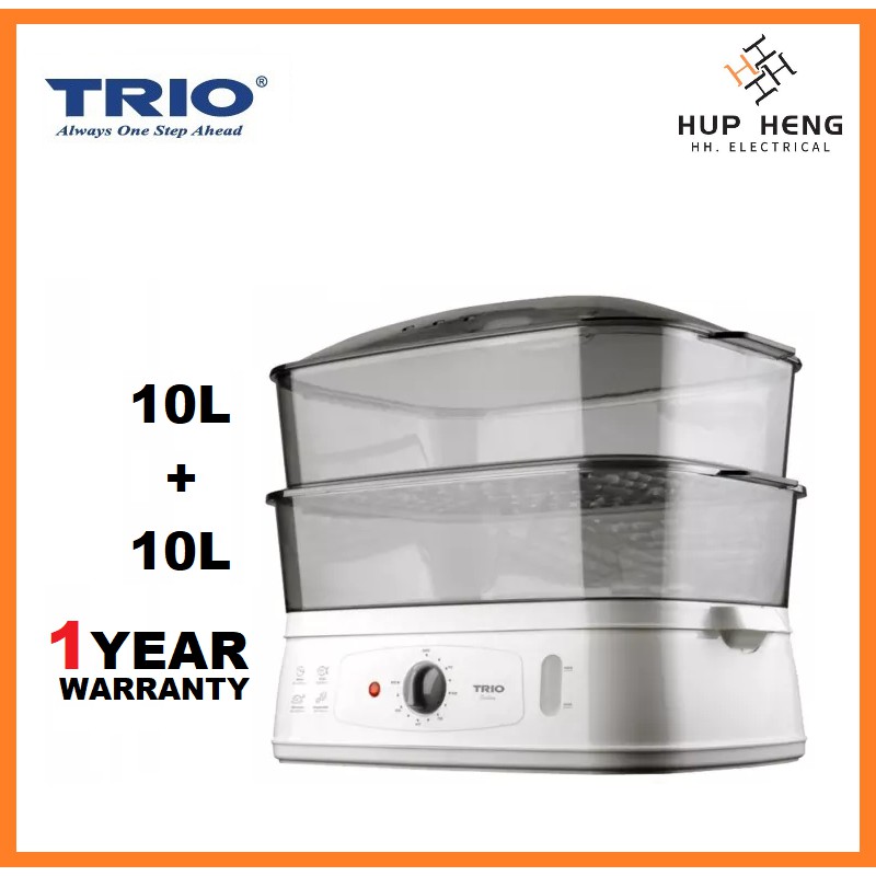 Trio 20L / ELBA 20L Electric Food Steamer 2 Tier TFS18 TFS18 Pengukus