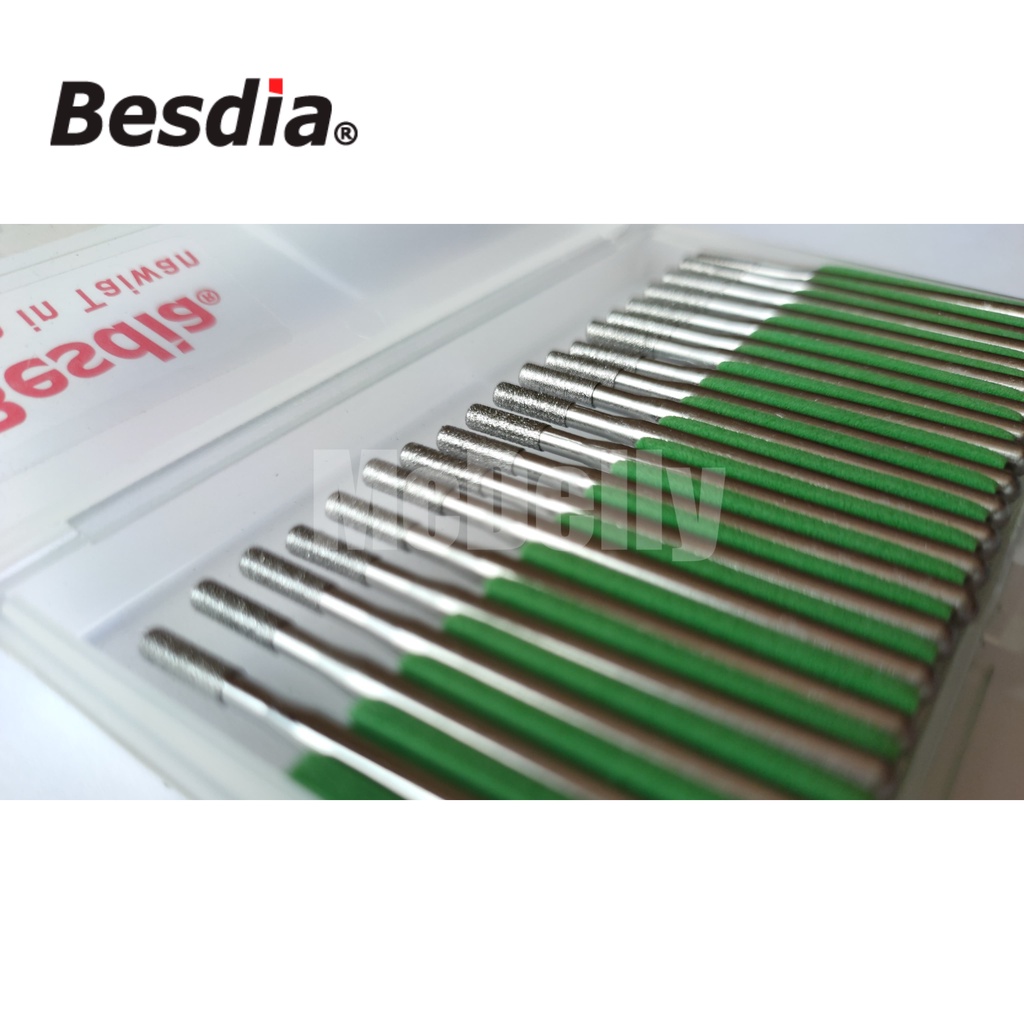 Taiwan BESDIA® BMSeries (ø3.0mm shank) Diamond Mounted Points (20pcs