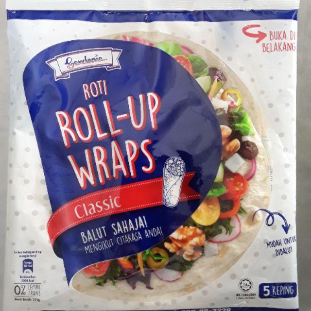 Gardenia Rollup wraps (Gardenia Roti rollup ) 5pieces ( 225gm