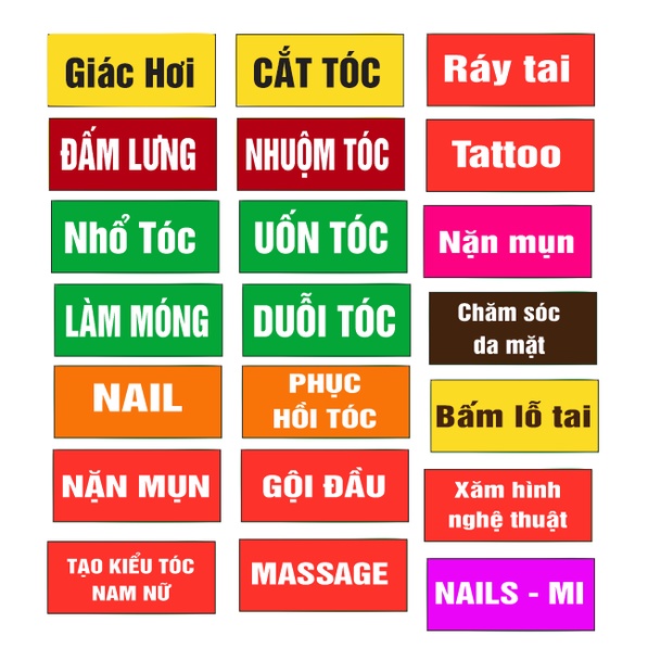 [Newest] Nameplate, Hair Function Sign, Nails, Hands Functional Note