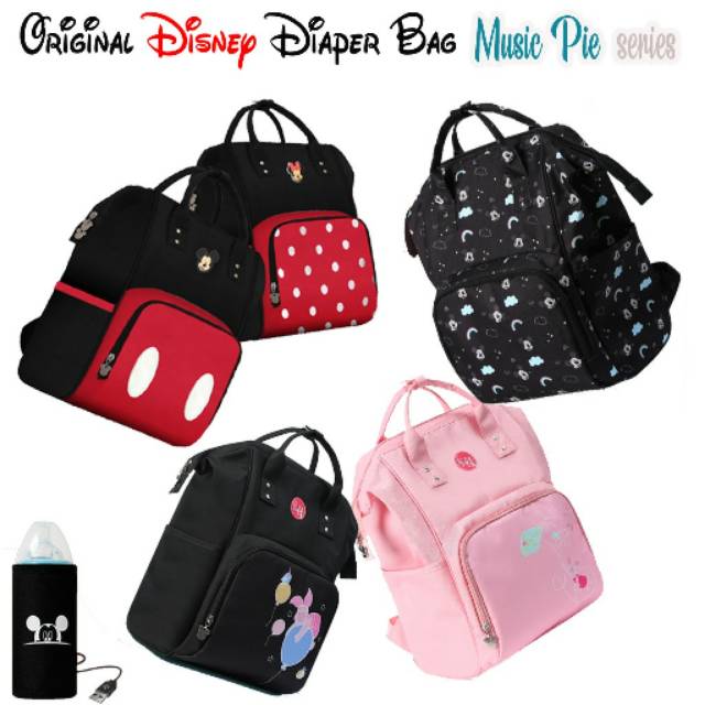 Disney Original Diaper Bag Music Pie Series (Disney Multifunctional Baby Diaper Bag) Shopee