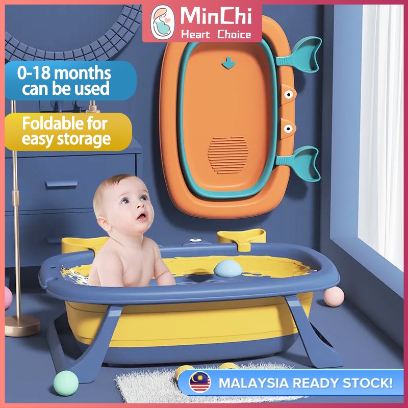 [MINCHI] Baby Bath Tub Foldable Bekas Mandi Baby Besen Mandi Baby