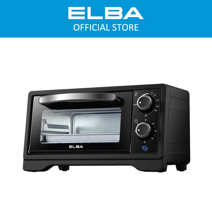 ELBA Oven Toaster EOTJ1089(BK) Black (10L / 800W) Shopee Malaysia