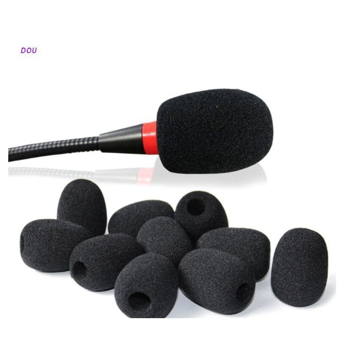 SMALL GOOSENECK MIC MICROPHONE SPONGE FOAM FILTER COVER Shopee Malaysia