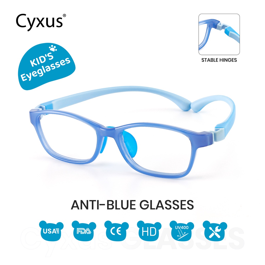 Cyxus AntiBluray Glasses Child TR90 Optical Frame Boy Girl Computer