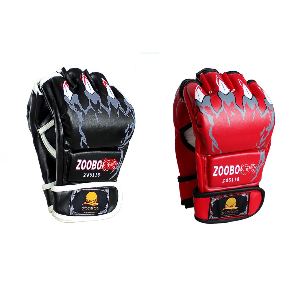 Zooboo MMA Grappling Gloves Sport Boxing Gloves Training Combat Muay