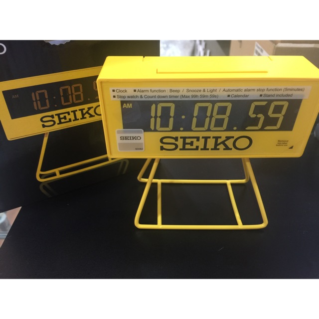 Seiko Digital Alarm clock QHL062 / QHL062Y Shopee Malaysia