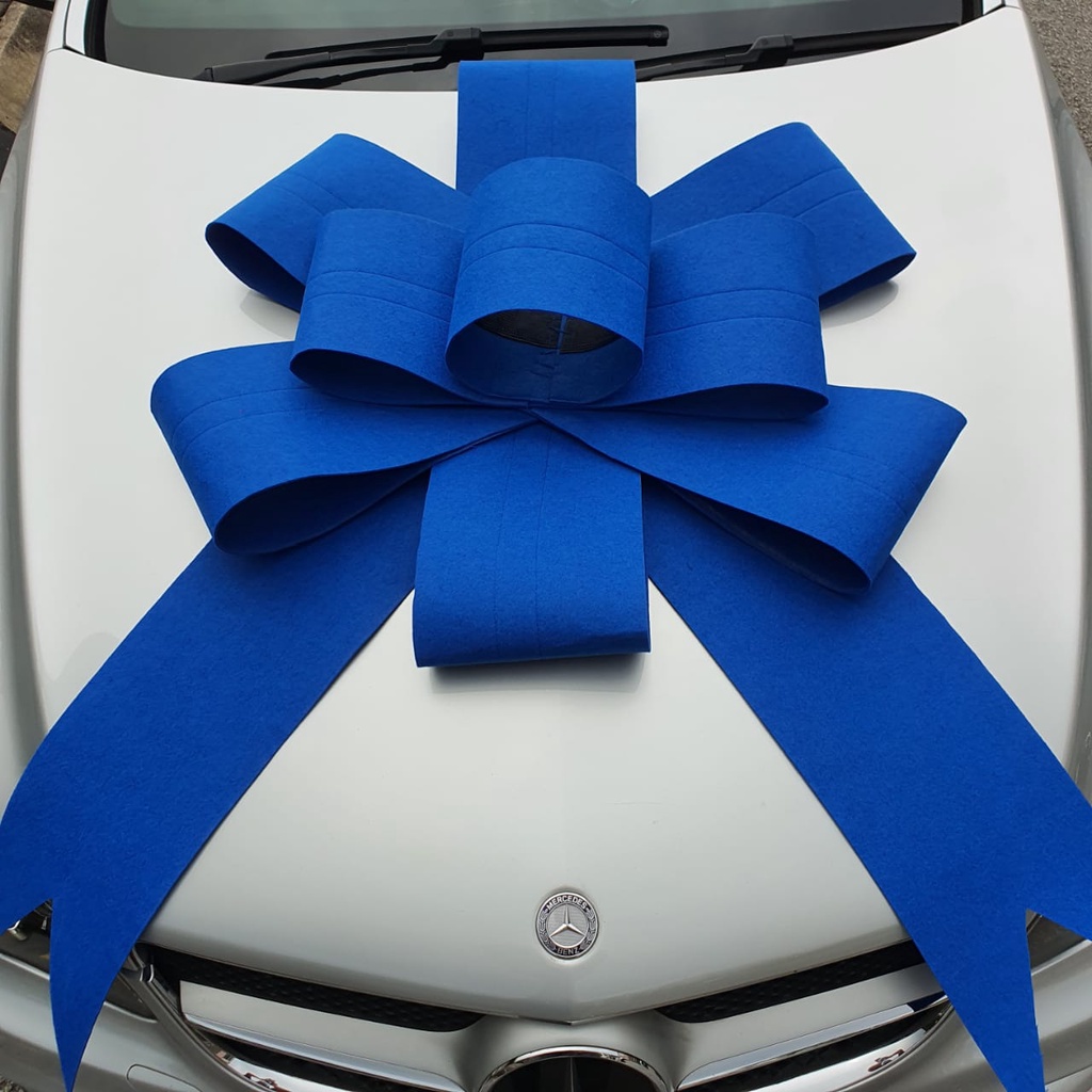 Big Car Ribbon / BIG Car Bow / Big Red Car Ribbon (Ready Stock