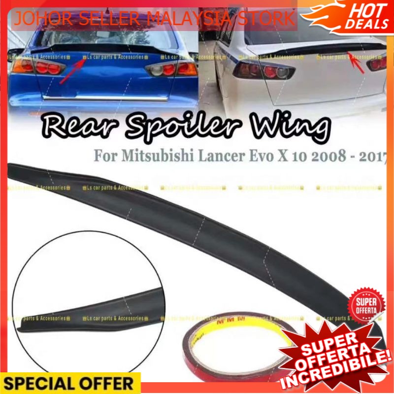 Lancer EVO X Inspira Mivec Mitsubishi DuckTail Rear Spoiler Evolution