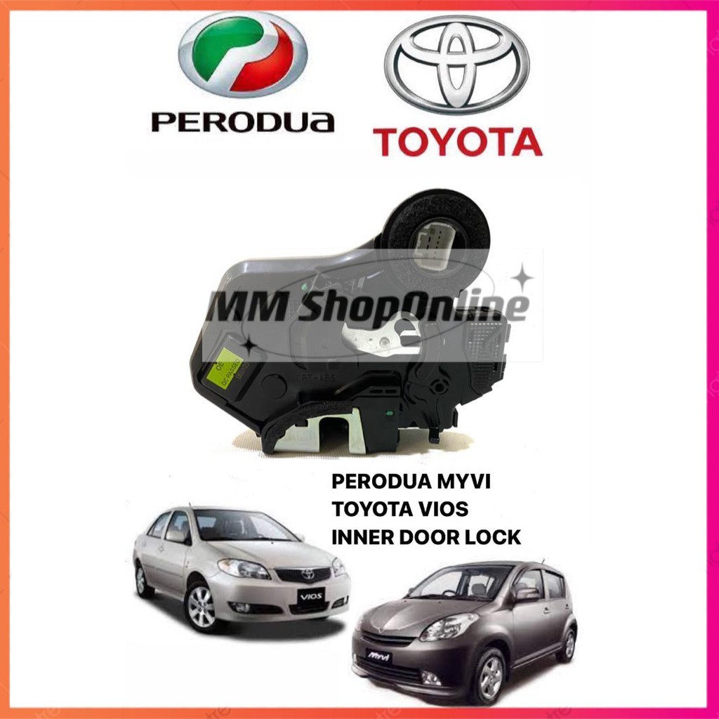 TOYOTA VIOS NCP42 PERODUA MYVI INNER DOOR LOCK WITH ACTUATOR PINTU LOCK Shopee Malaysia