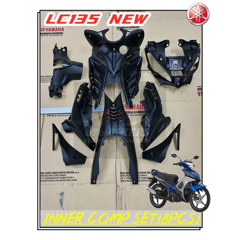 Original HLY Yamaha LC135 V4 v5 V6 V7 Inner Cover Full Set (8 Pieces