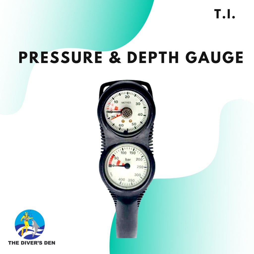 TI Pressure & Depth Gauge Combo Gauge Diving Gauge Shopee Malaysia