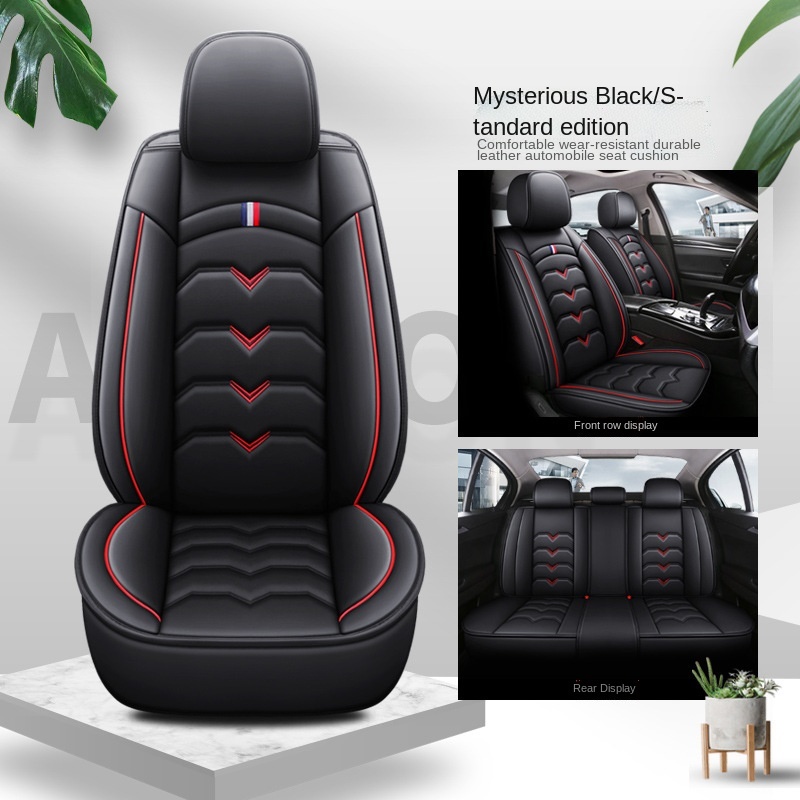 Fashionable 5seater Pu Leather Seat Cover Myvi/axia/saga/wira/viva