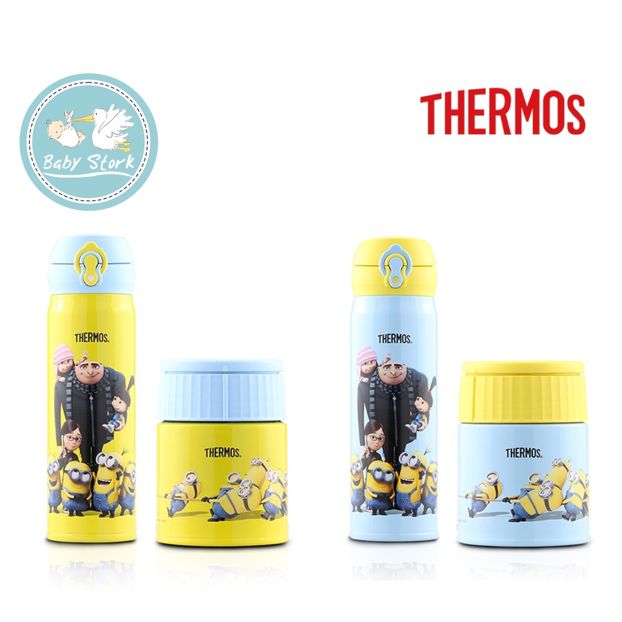 Thermos 400ml Food Jar + 500ml Ultra Light Flask (Minions) Shopee
