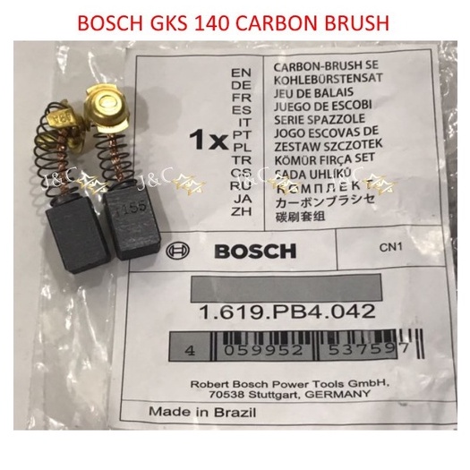 BOSCH GKS 140 CARBON BRUSH 1619 PB4 042 | Shopee Malaysia