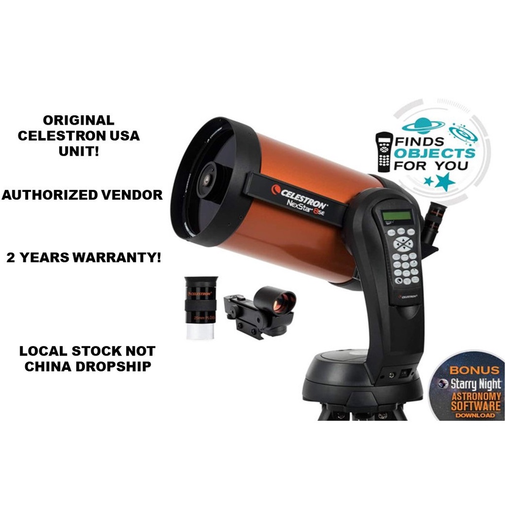 Celestron Nexstar 8SE Telescope Promotion With Free Gifts Shopee Malaysia