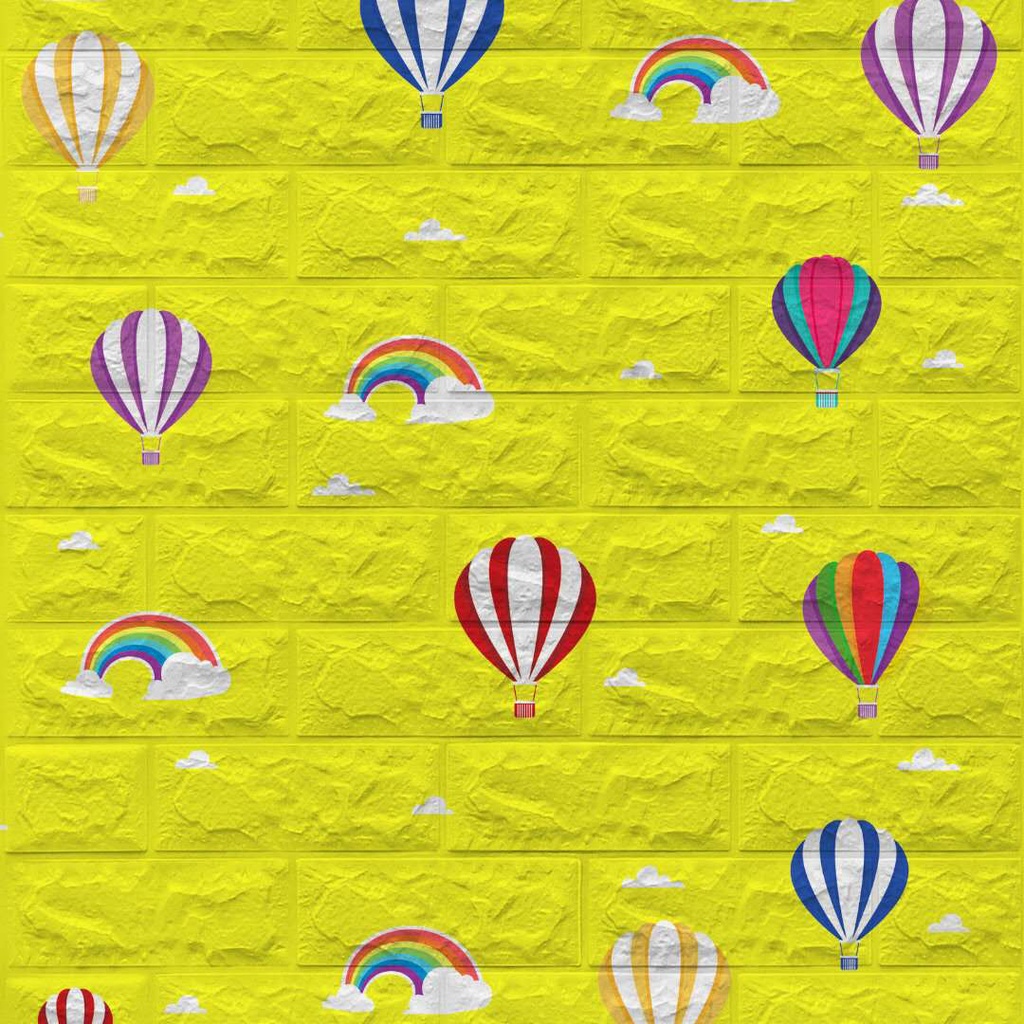 W1046 3D Cartoon Wall Sticker Hello Kitty Doraemon Wallpaper Cute