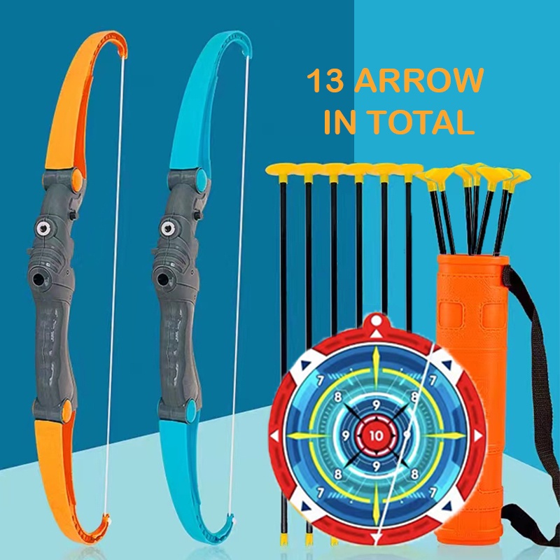Kids Archery Bow and Arrow Set For Kids Shooting Outdoor Sport Target Board Fun To Play Gift