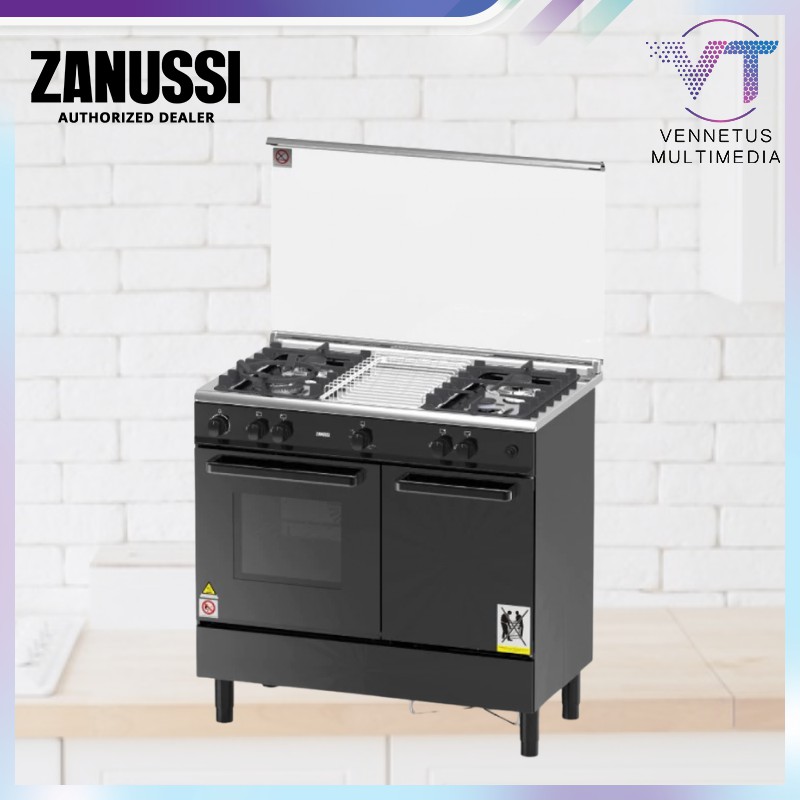 Zanussi Freestanding Gas Cooker ZCG940K Shopee Malaysia
