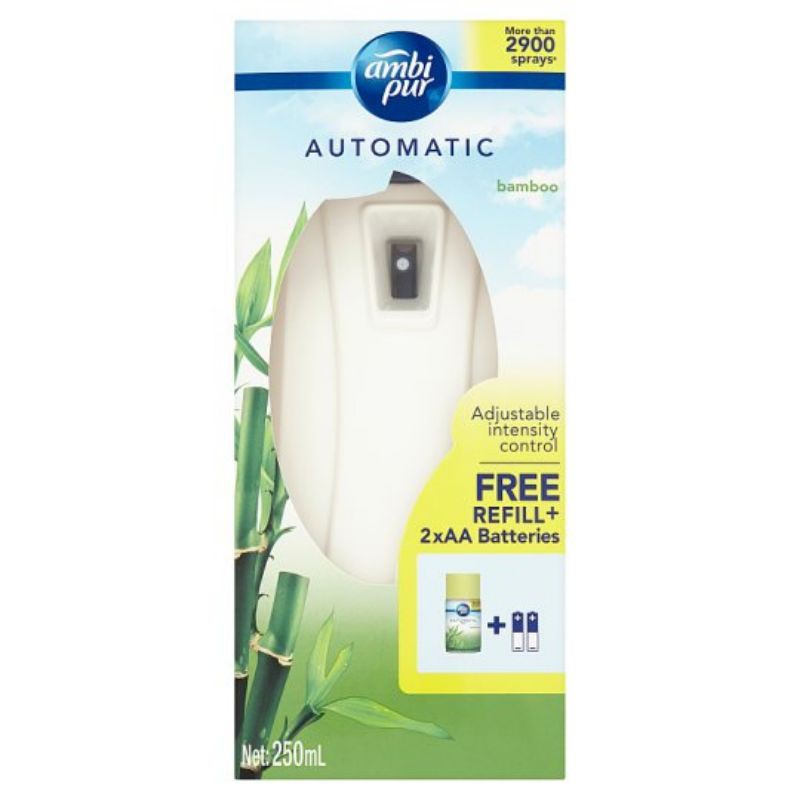 Ambi Pur InstantMatic Bamboo Automatic Spray 250ml + Free Refill (NO