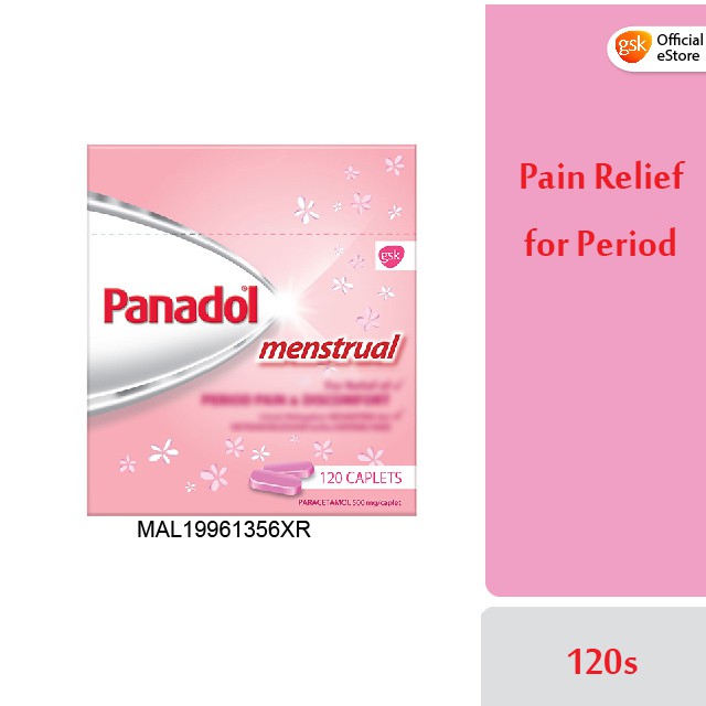 Panadol Menstrual for Period Pain Relief (120's) Shopee Malaysia