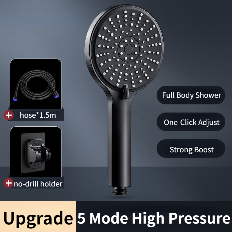 air pancut bilik mandi,Pressurized Shower Head Showerhead Set Large