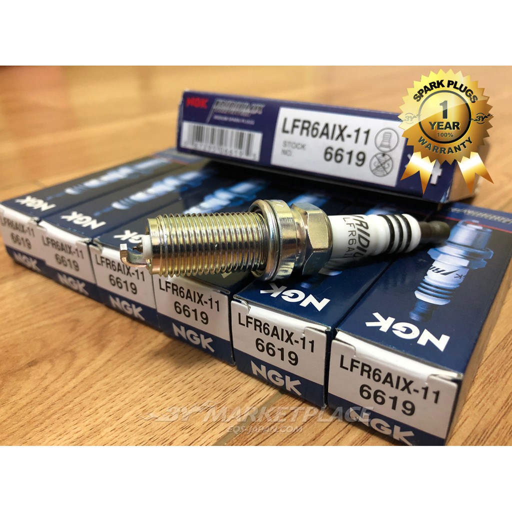 NGK LFR6AIX11 6619 (4pcs) Iridium IX Spark Plug For BMW Subaru Volvo Yamaha Shopee Malaysia