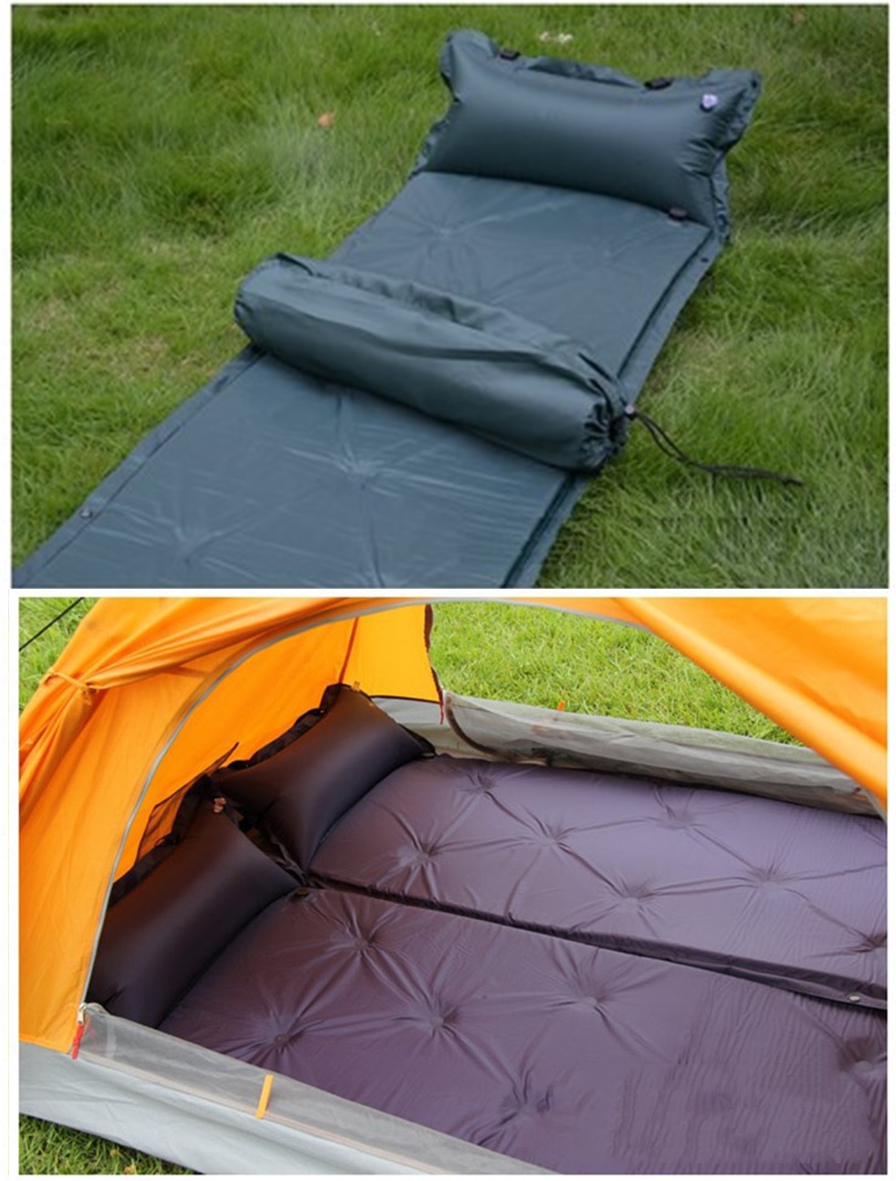 🔥LOWEST PRICE🔥 Self Inflatable Camping Air Mat Sleeping Mattress