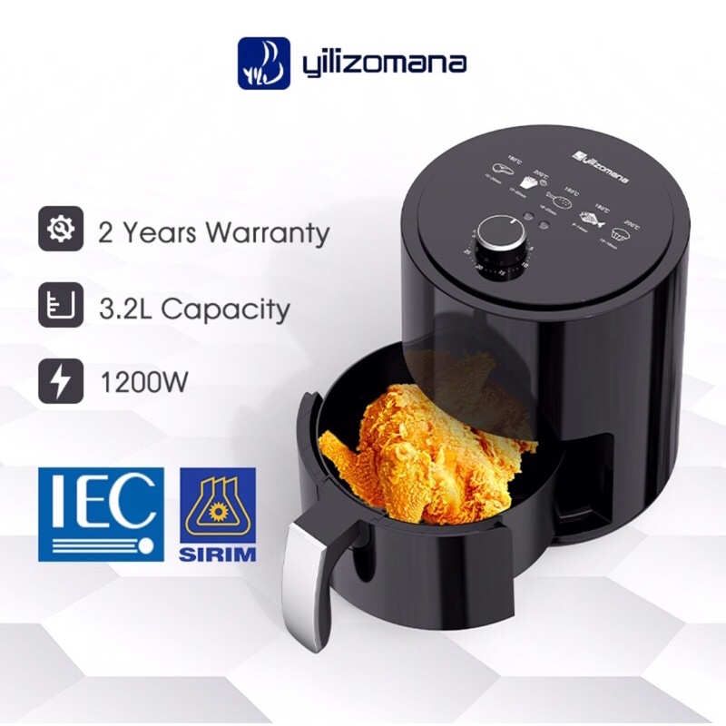 Yilizomana Air Fryer Automatic Oil Free Electric Household Fries