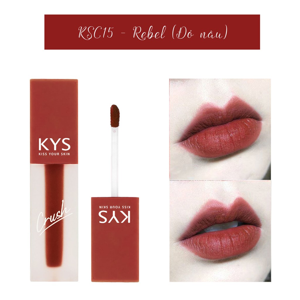 Kys Crush LeadFree chocolate Matte Lipstick Combo And NUTIO Super Soft